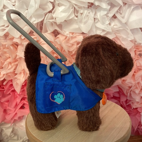 American Girl “Chocolate Chip” Seeing Eye Guide Dog for 18” Doll - Picture 3 of 5